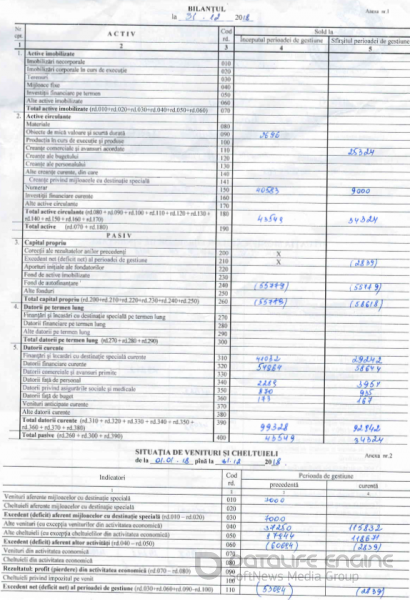 Raportul financiar al anului 2018