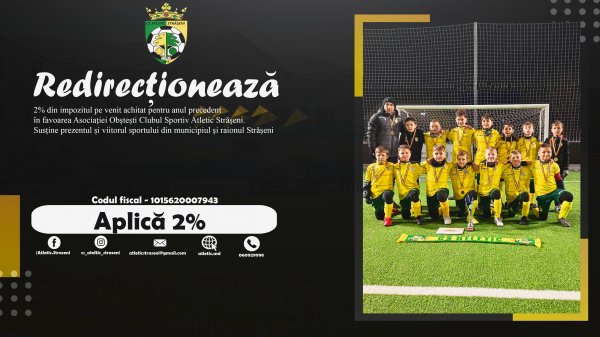 Redirecționează 2 % pentru Atletic