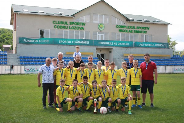 CS Atletic Straseni U11 locul 2 în Divizia A , sezon 21/22