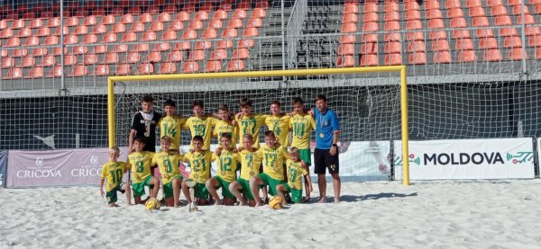 CS Atletic Straseni Campioni ai Republicii Moldova la fotbal pe plaja categoria U15!