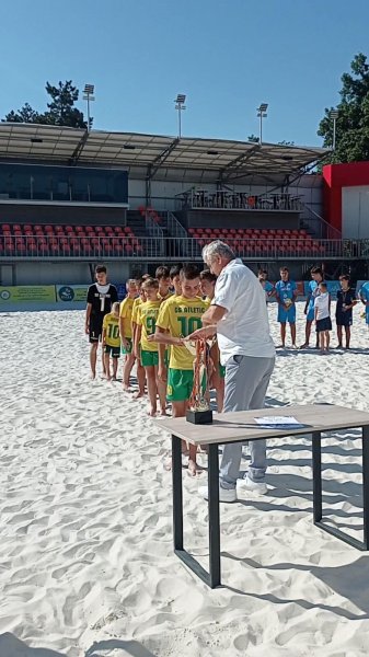 CS Atletic Straseni Campioni ai Republicii Moldova la fotbal pe plaja categoria U15!