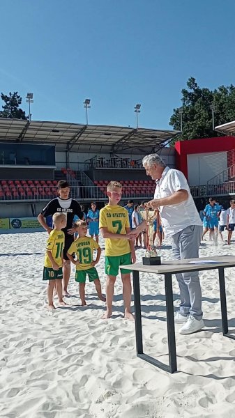 CS Atletic Straseni Campioni ai Republicii Moldova la fotbal pe plaja categoria U15!