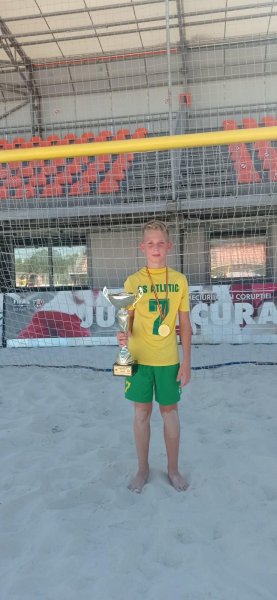 CS Atletic Straseni Campioni ai Republicii Moldova la fotbal pe plaja categoria U15!