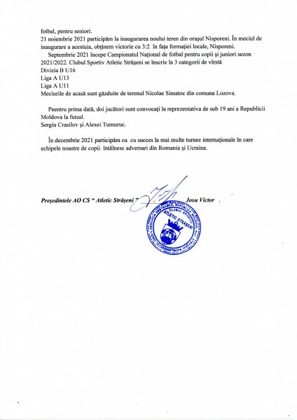 Raport de activitate 2021