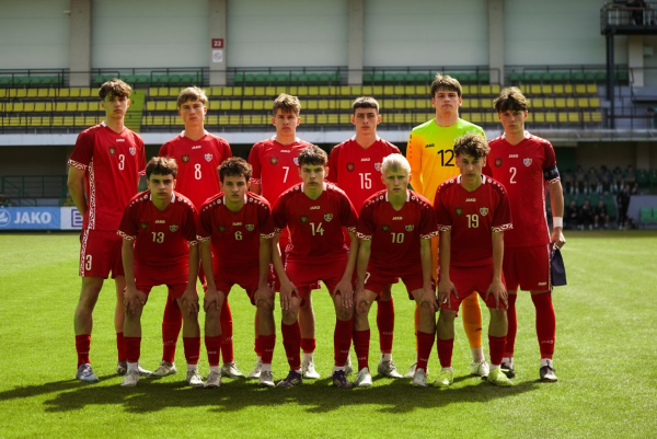 Victor Baciu titular în Moldova U16 vs Estonia U16