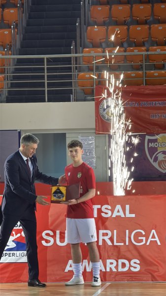 Alex Zugravu cel mai bun portar din Superliga Moldovei la Futsal 25/26