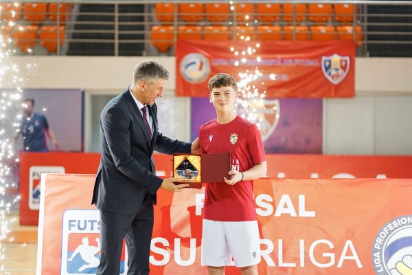 Alex Zugravu cel mai bun portar din Superliga Moldovei la Futsal 25/26